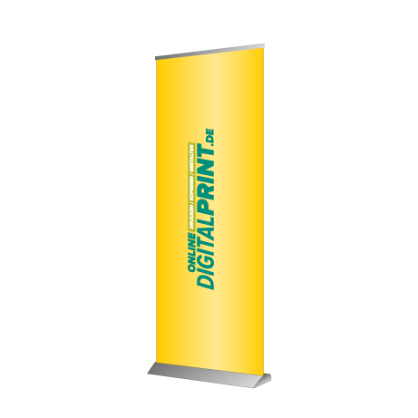 Roll-Up Deluxe | B 85 cm x H 153 - 200 cm | einseitig bedruckt